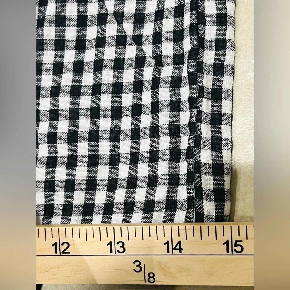 Free People Freehold Gingham Pants Trouser bohemian , sun relax boho in size S - Picture 13 of 16